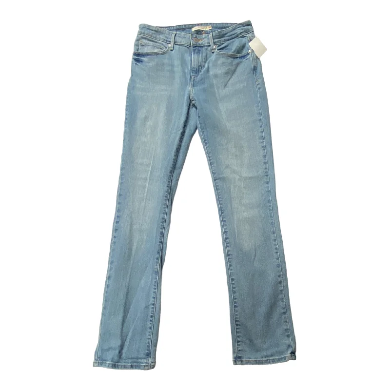 Celebrity Style Denim Blue Jeans Skinny Levis, Size 10