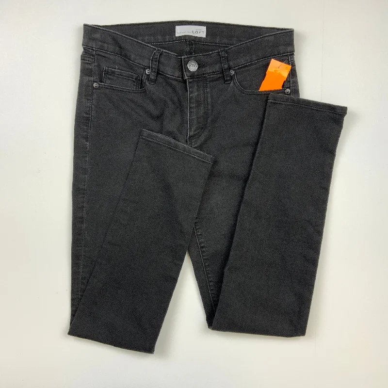 Casual Comfort Wear Denim Grey Jeans Skinny Loft, Size 2