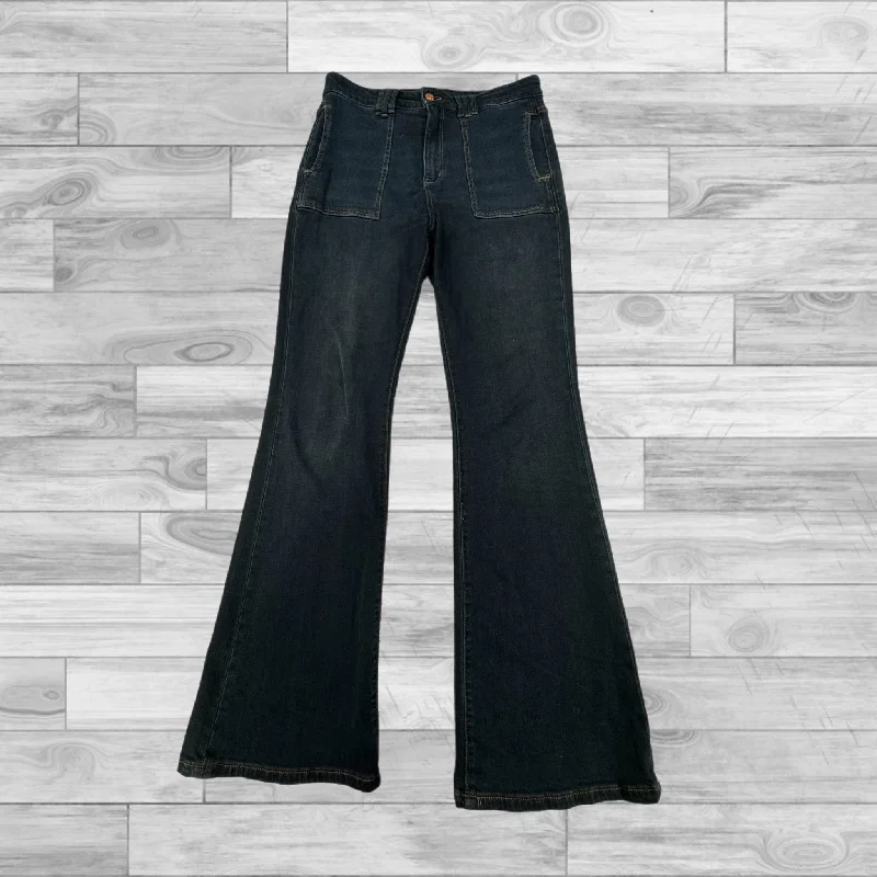 Soft Textures Denim Jeans Flared Pilcro, Size 8