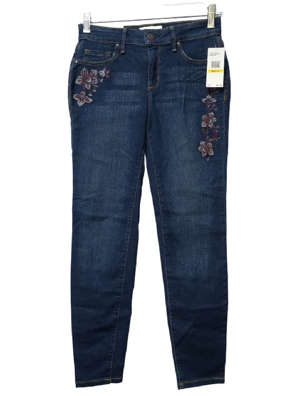 Versatile Wear Floral Print Jeans Skinny Jessica Simpson, Size 4
