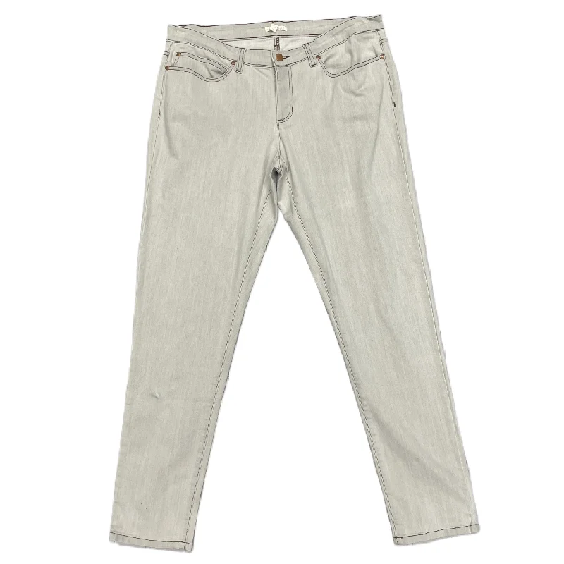 Noble Temperament Grey Jeans Boot Cut By Eileen Fisher, Size: 16