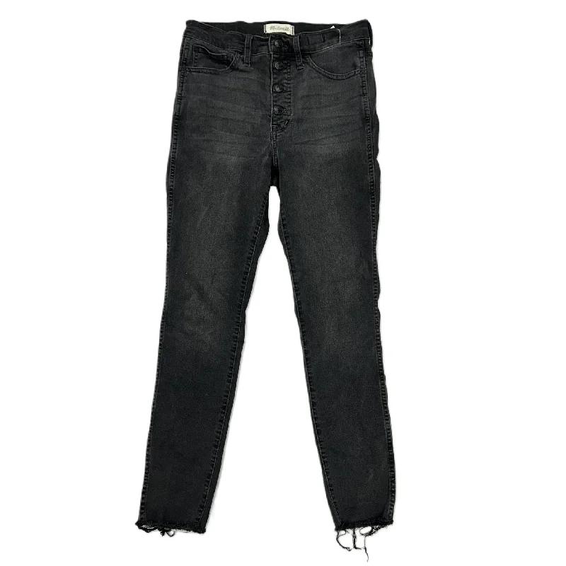 Comfortable Lounge Wear Grey Jeans Skinny By Madewell, Size: 2