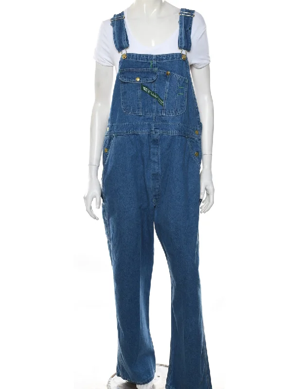 Warm Wear Key Flared Dungarees - W42 L30