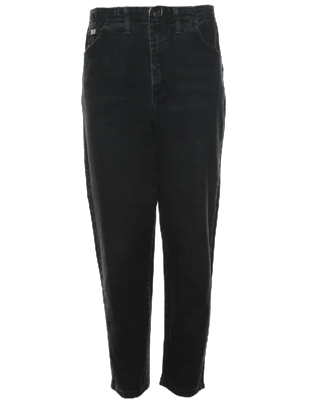 Trendy Dresses Lee Black Denim Trousers - W32 L30