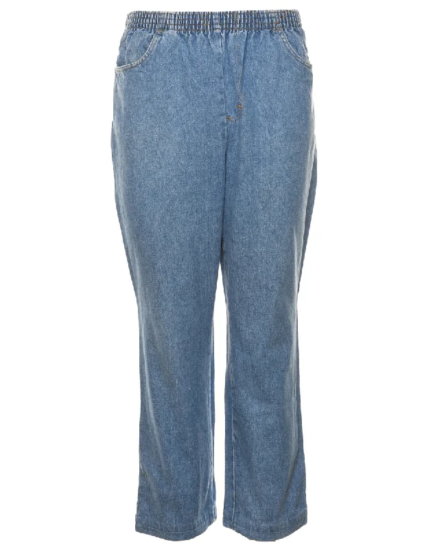 Casual Street Light Wash Denim Trousers - W26 L28