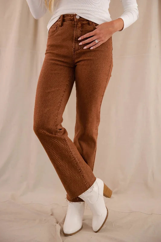 Unique Prints Long Story Short Denim