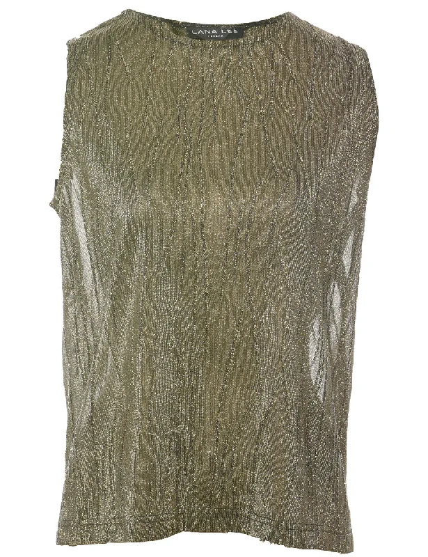 Classic Series Lurex Evening Top - M