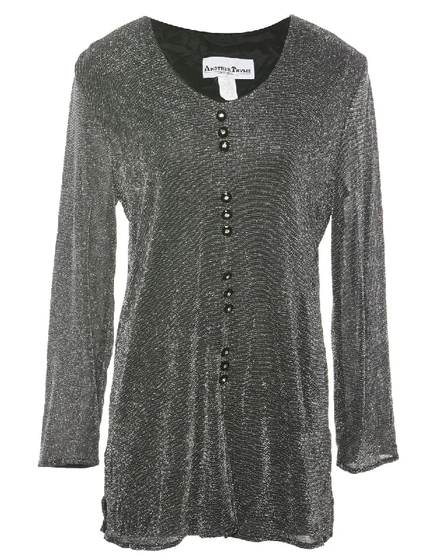 Trendy Items Lurex Party Top - M