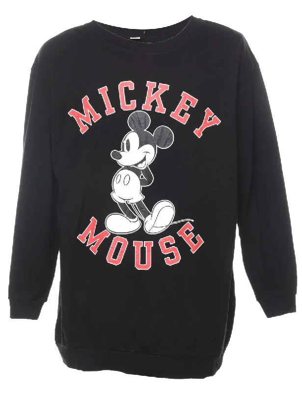 High-end Fashion Mickey Mouse Cartoon Sweatshirt - L