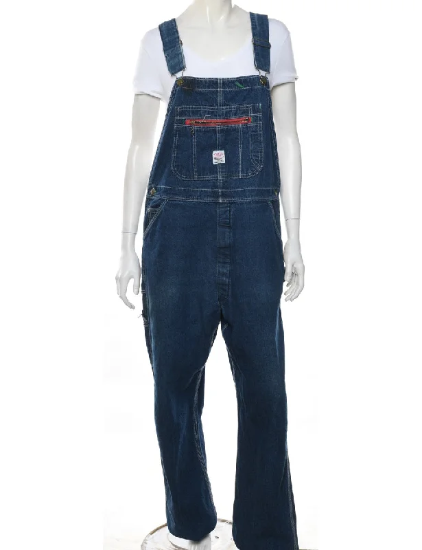 Comfortable Tops Pointer Dark Wash Flared Dungarees - W38 L33