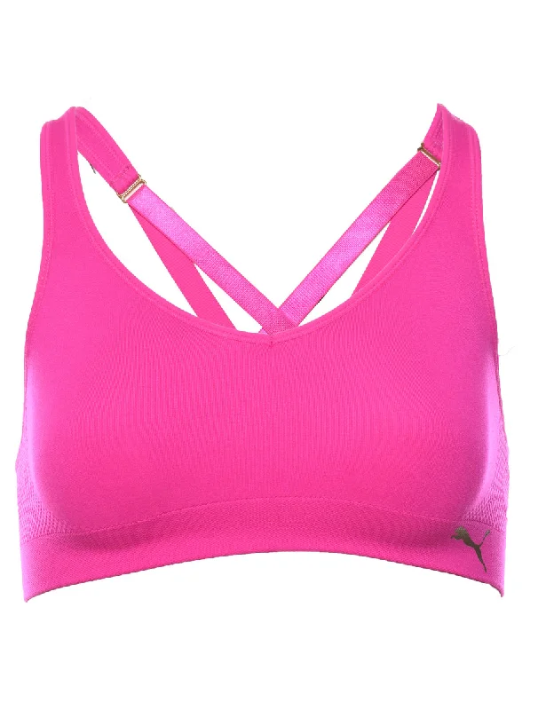 Floral Prints Puma Sports Bra - M
