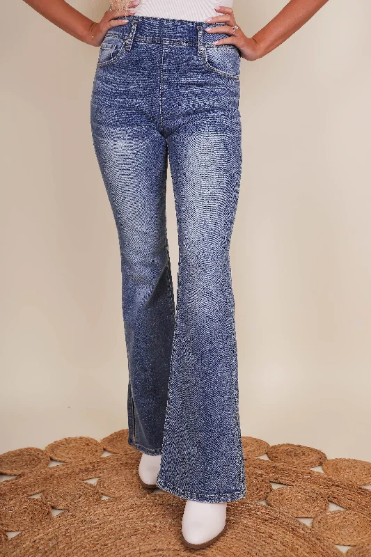 Comfortable Jeans Roaming Wild Flare Denim