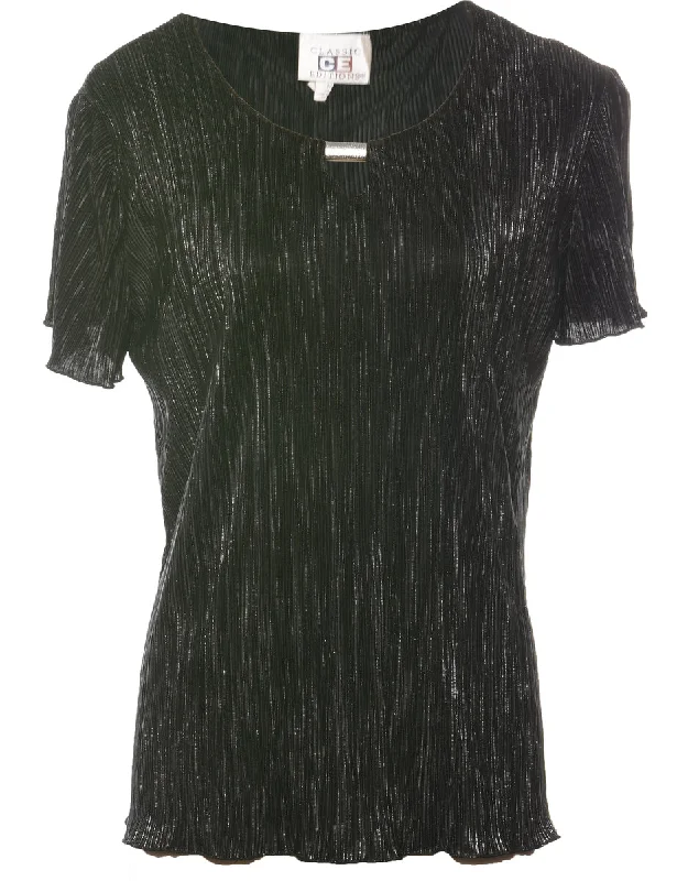 High-end Customization Smocked Evening Top - M