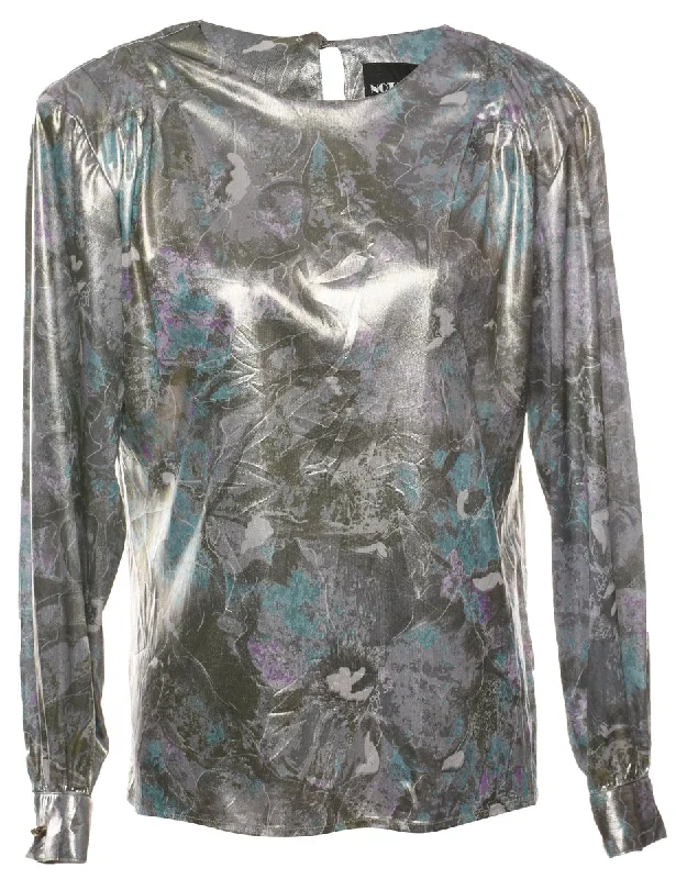 Simple Elegance Sparkly Evening Top - L