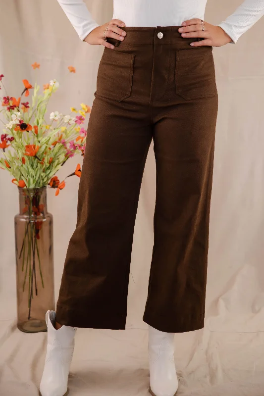 Free Design Taking A Pause Denim-Brown