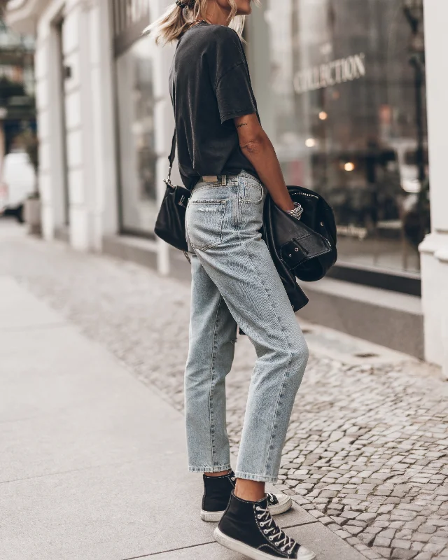 Elegant Temperament The Blue Ripped Jeans