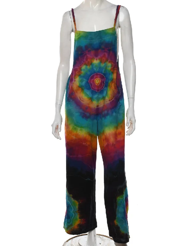 Classic Tie Dyed Jumpsuit - M