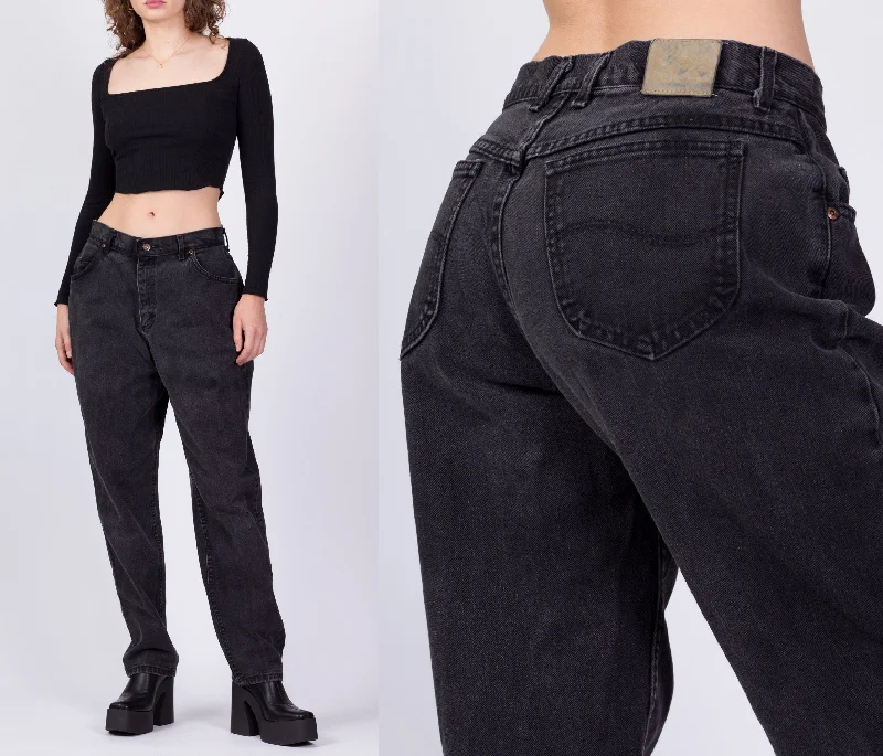 Spiritual Vitality Vintage Lee Faded Black Jeans - Large, 31"