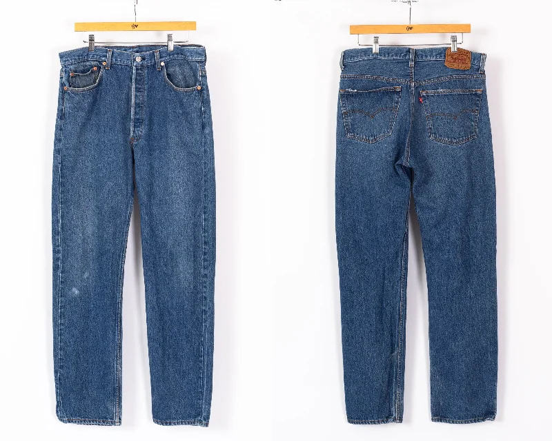 Luxury Classic Vintage Levi's 501 Made In USA Jeans - 34" Waist