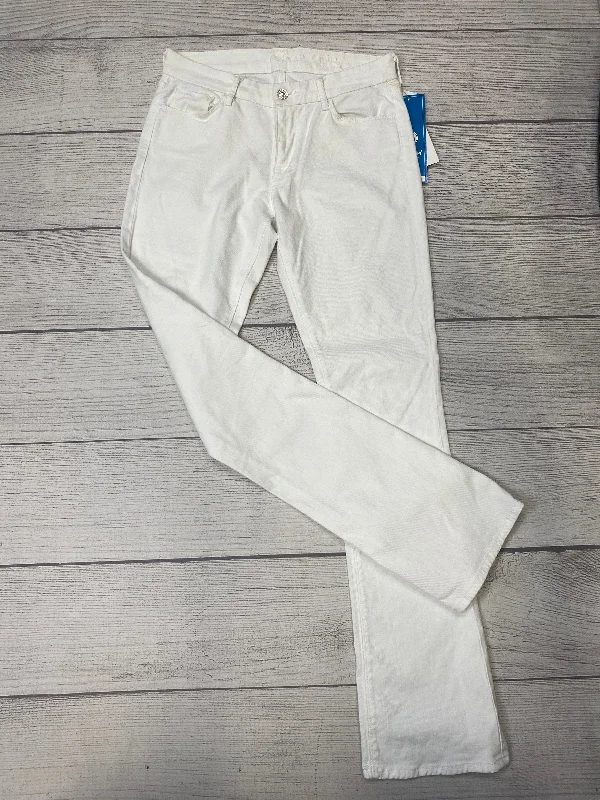 Classic Color White Jeans Designer 7 For All Mankind, Size 6