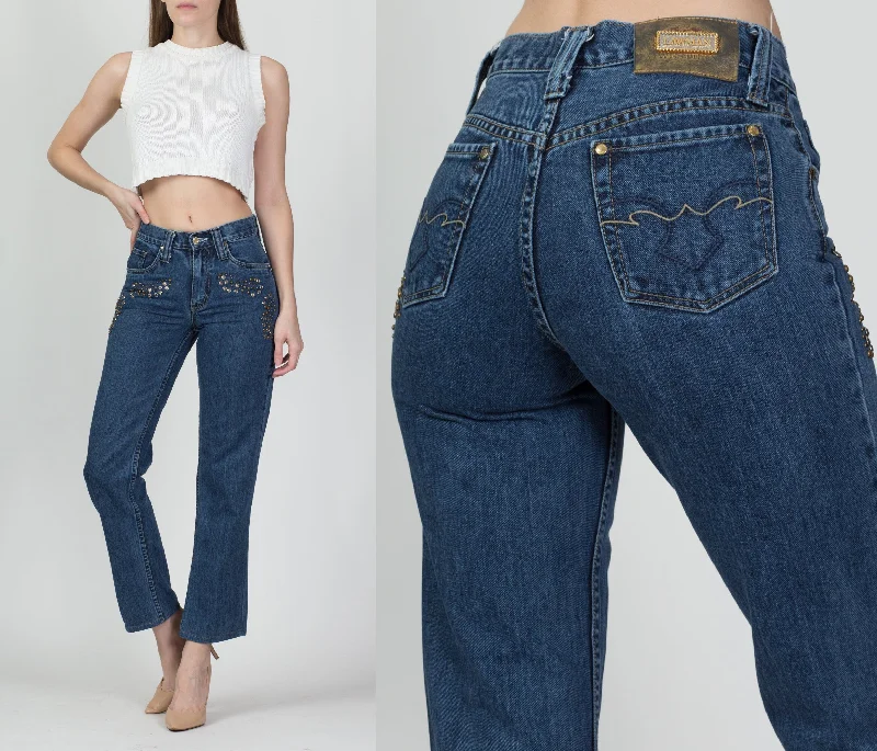 Elegant Design Y2K Lawman Western Studded Jeans - XS to Small