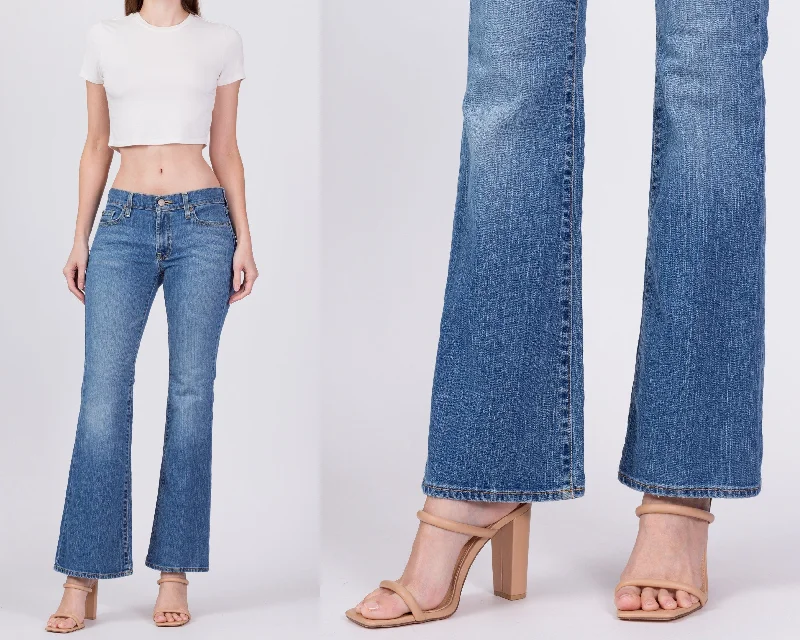 Comfortable Wear Y2K Low Rise Bootcut Jeans - Small