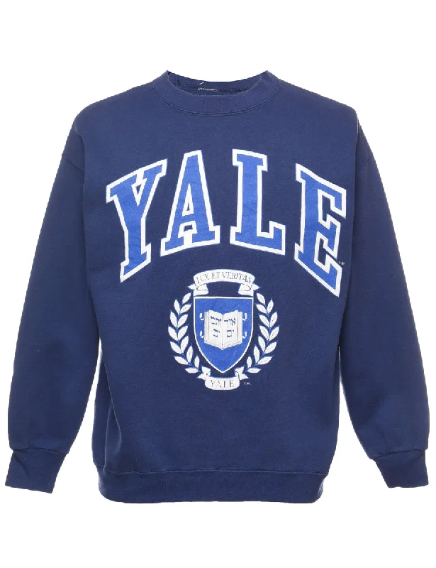 Fashion Must-have Yale Printed Sweatshirt - M