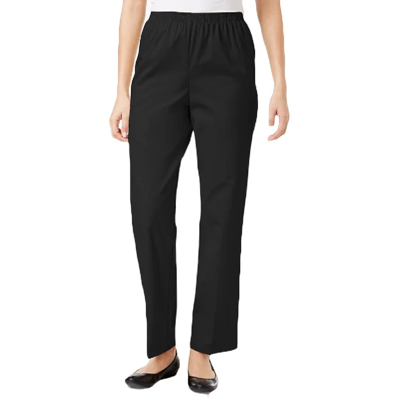 Nightclub Style Alfred Dunner Womens Pull On Professional Dress Pants