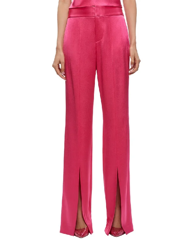 Soft Tops alice + olivia Jody High Waist Slit Pant