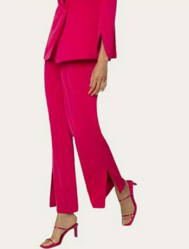 French Retro Alice Pink Tailored Pant