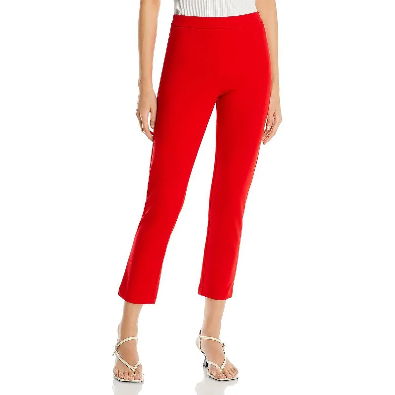 Comfortable Sweaters Aqua Womens Straight Pull On Cropped Pants