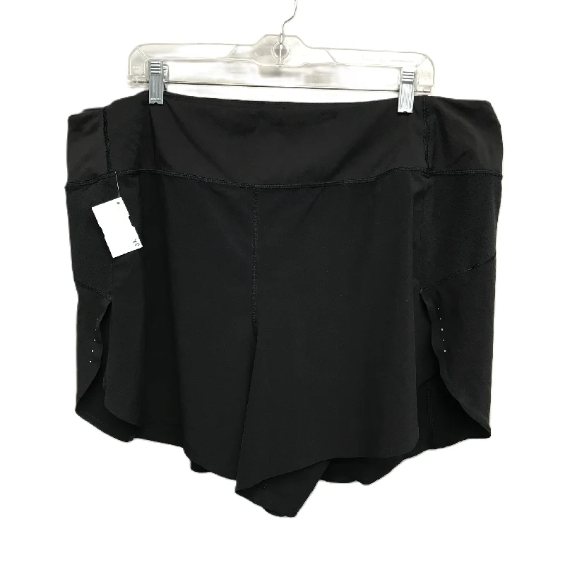 Relaxed Fit Wear Athletic Shorts By Athleta In Black, Size: 2x