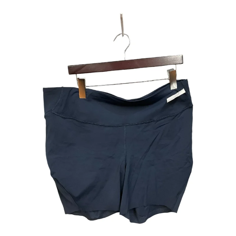 Basic Version Athletic Shorts By Lululemon In Navy, Size: 1x