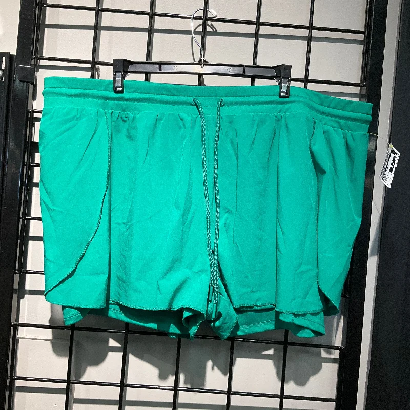 End Of The Year Athletic Shorts By Mta Pro In Green, Size: 2x