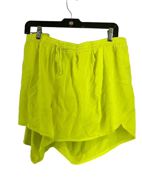 Weekend Comfort Wear Athletic Shorts By Old Navy In Yellow, Size: 2x