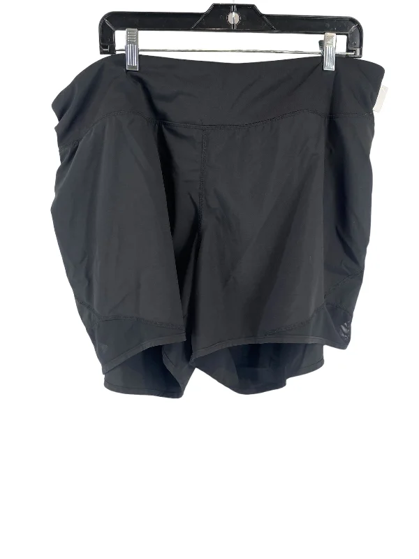 Cozy Knits Black Athletic Shorts Old Navy, Size 1x