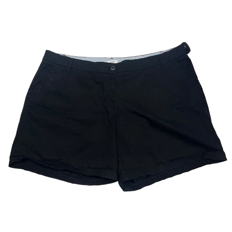 Sports And Leisure Black Shorts Crown And Ivy, Size 2x