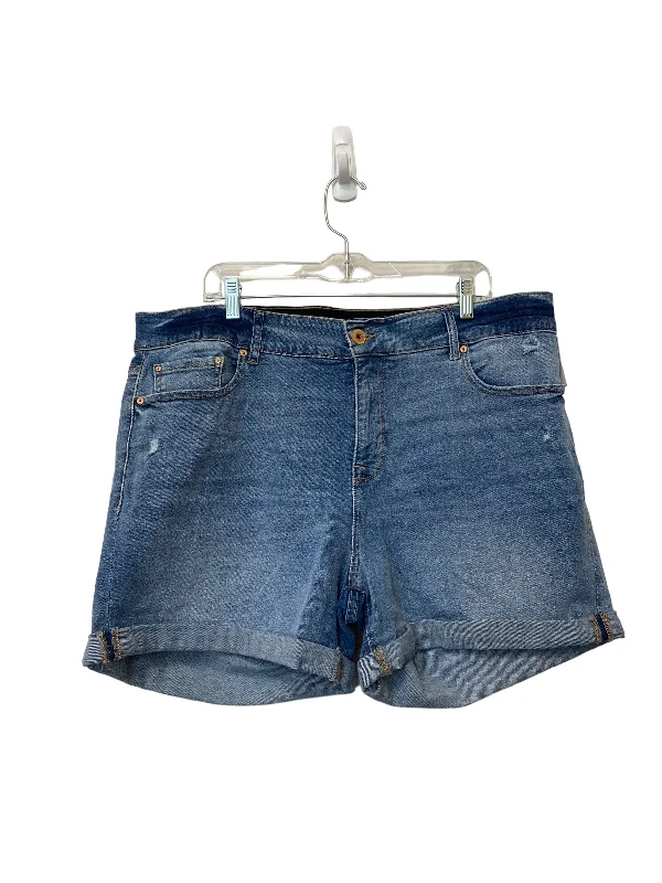 Comfortable Dresses Blue Denim Shorts American Rag, Size 18w