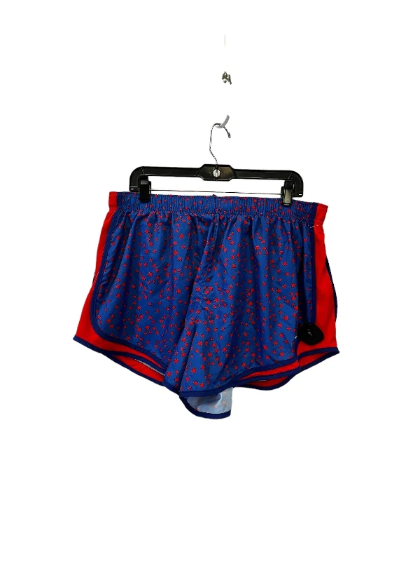 Soft Trends Blue & Red & White Athletic Shorts Nike, Size 1x