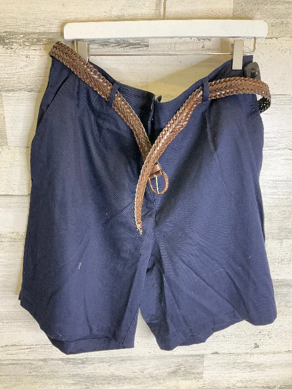 Simple Design Blue Shorts Karen Scott, Size 18w