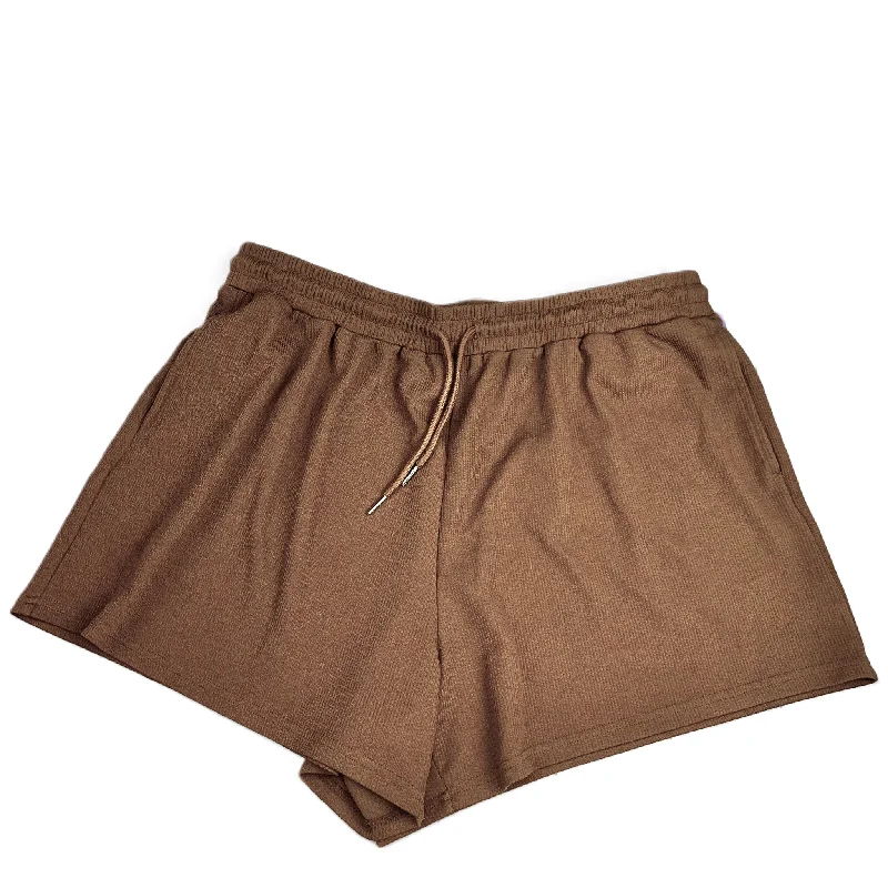 Exclusive Customization Brown Shorts By Shein, Size: 3x