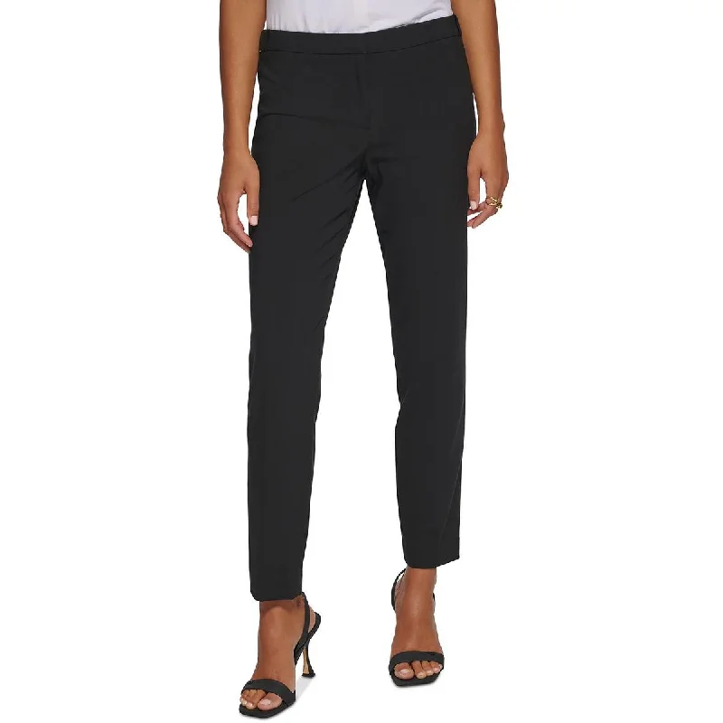 Cozy Fitting Calvin Klein Womens Highline Woven Tapered Ankle Pants