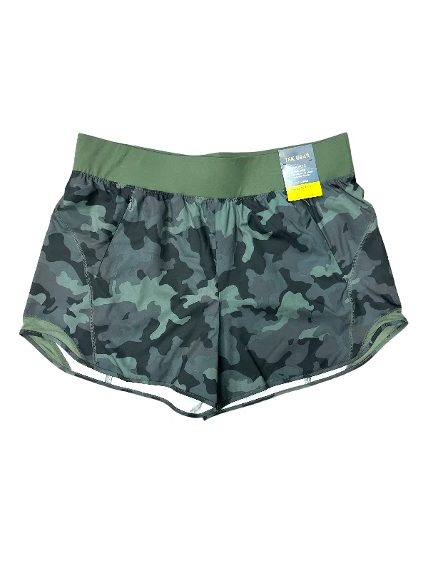 Sexy Fun Camouflage Print Athletic Shorts Tek Gear, Size 2x