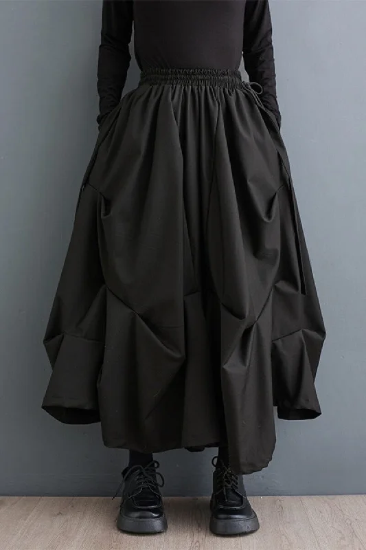 Versatile Wear Casual Black Fashion Minimalist Wide Leg Pants
