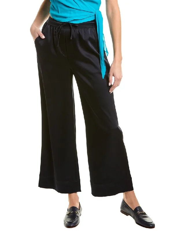 Dressing Tips Elie Tahari Satin Wide Pants
