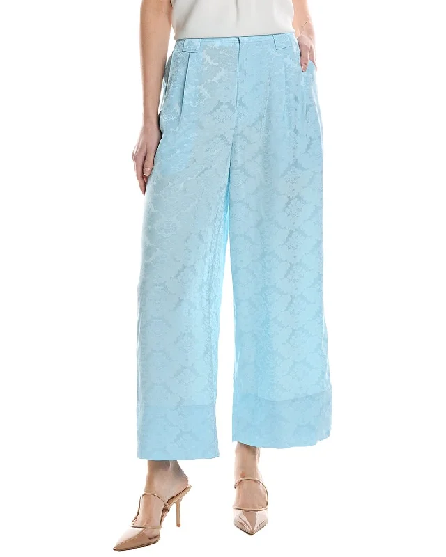 Cozy Fit GANNI Jacquard Cropped Pant