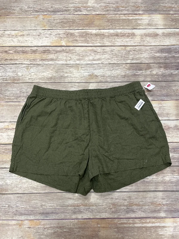 Chic Comfort Wear Green Shorts Old Navy, Size 3x