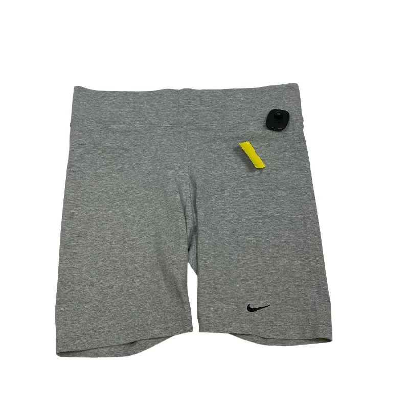 Comfy Layers Grey Athletic Shorts Nike Apparel, Size 1x