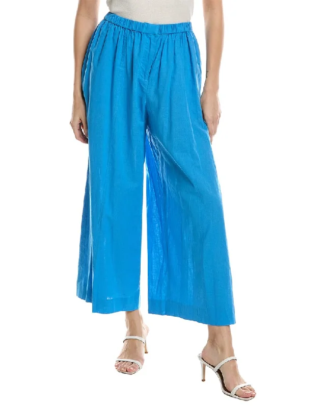 Classic Series Jason Wu Wide Leg Linen-Blend Culotte