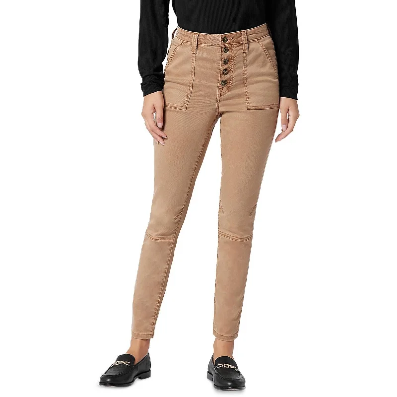 Casual Elegance Joie Womens Ankle Zippers High Waist Skinny Pants